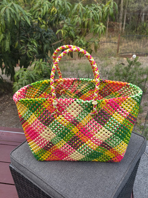Handmade Multicoloured Bag/Basket